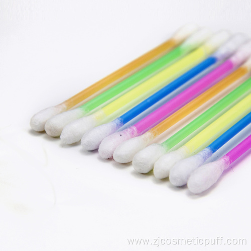 New product double head plastic stick cotton buds